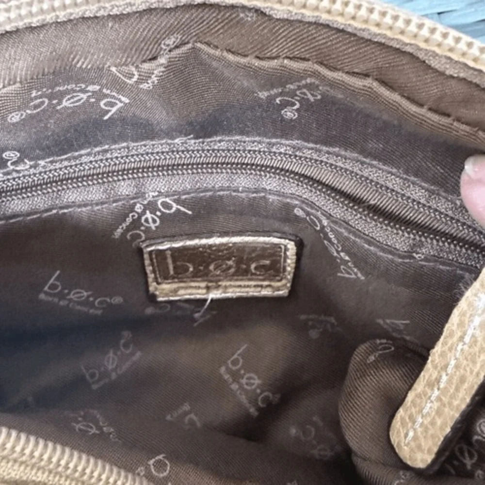 b.o.c Farrell Hill Straw Vegan Leather Crossbody Bag Purse Festival Coastal‎